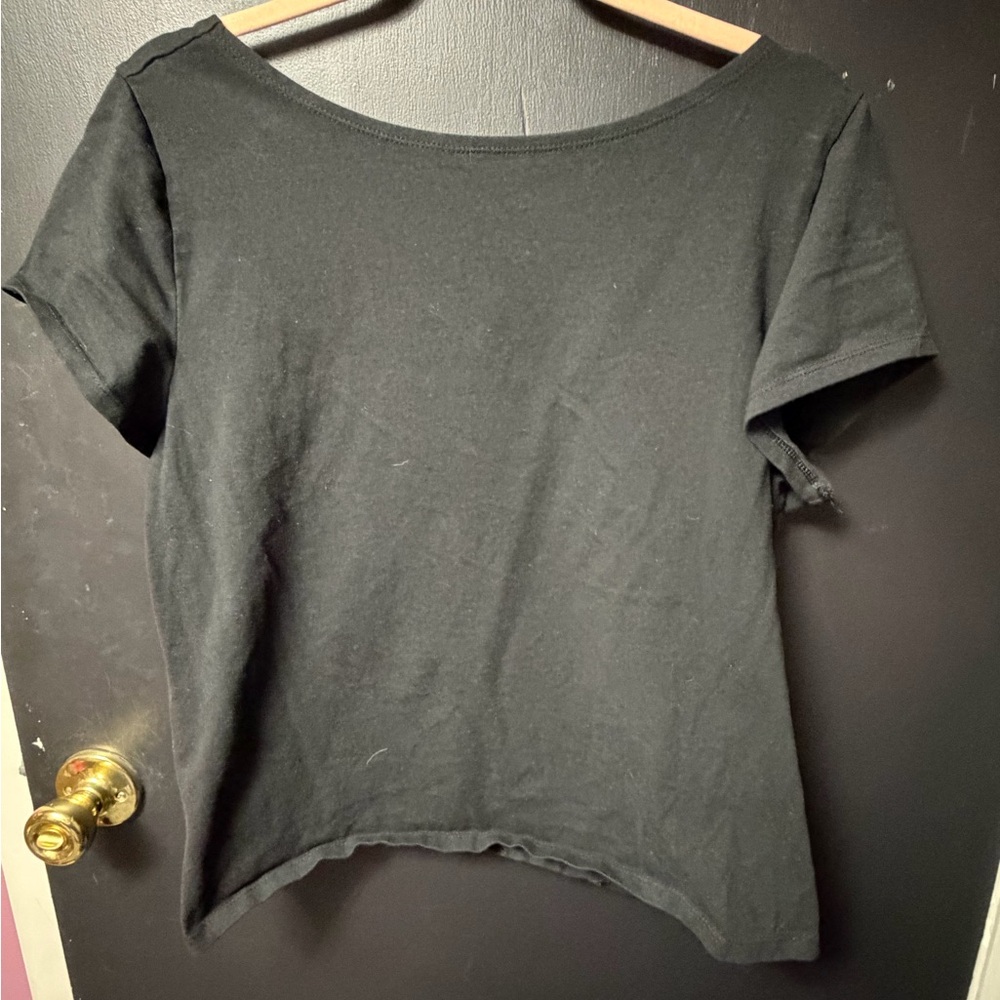 GAP Black Short Sleeve Women's Tee